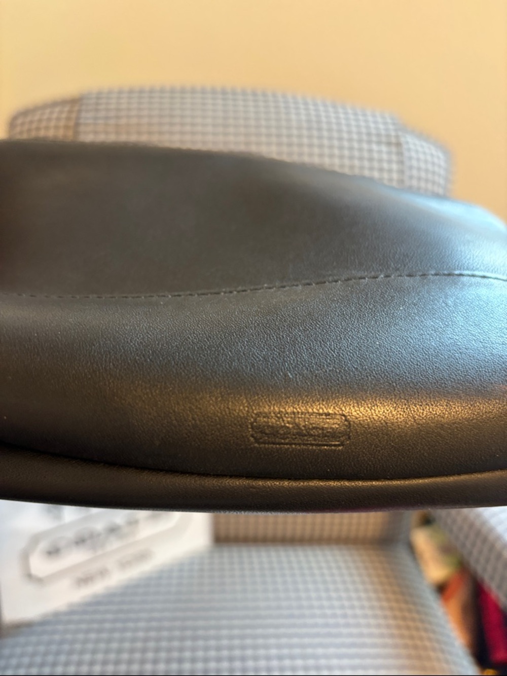 COACH vintage Men’s Black Leather pouch - Picture 2 of 10